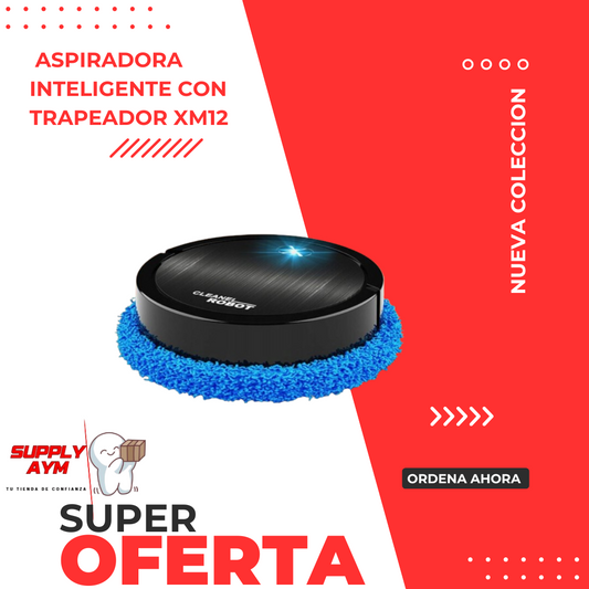 ASPIRADORA INTELIGENTE CON TRAPEADOR XM12