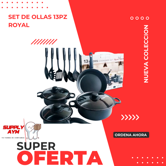 SET DE OLLAS 13PZ ROYAL