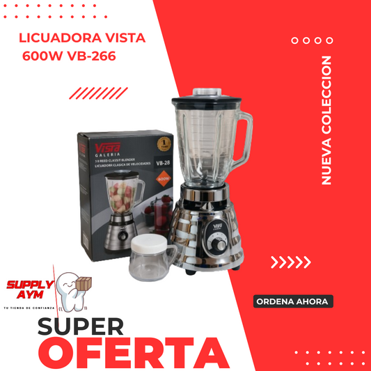 LICUADORA VISTA 600W VB-266